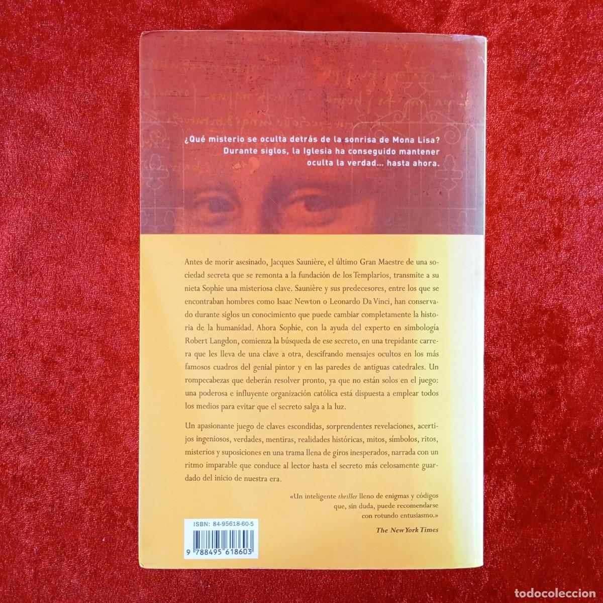 Libros de segunda mano: DAN BROWN - EL C&Oacute;DIGO DA VINCI - UMBRIEL / 990 - Foto 2