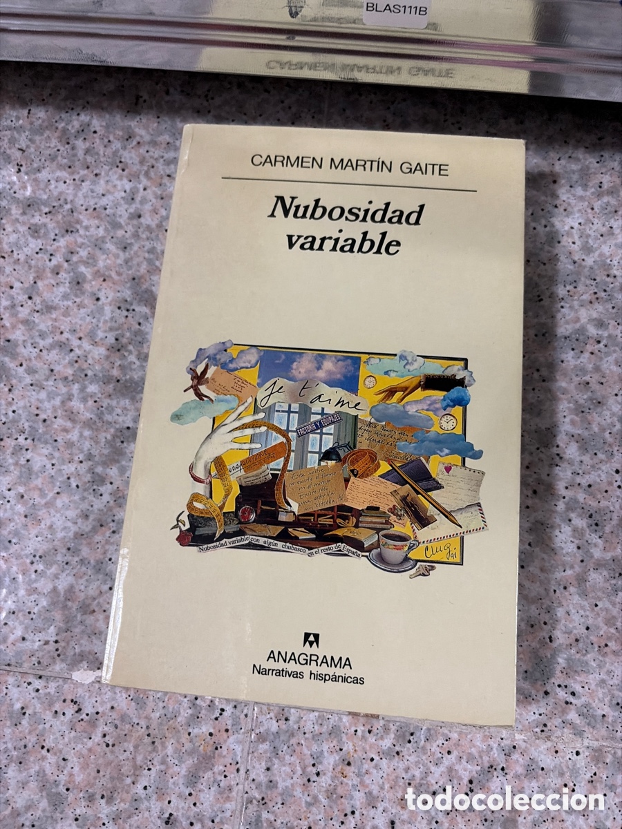 Libros de segunda mano: Blas111B nubosidad variable, Carmen Mart&iacute;n Gaite, anagrama, dedicado por la autora