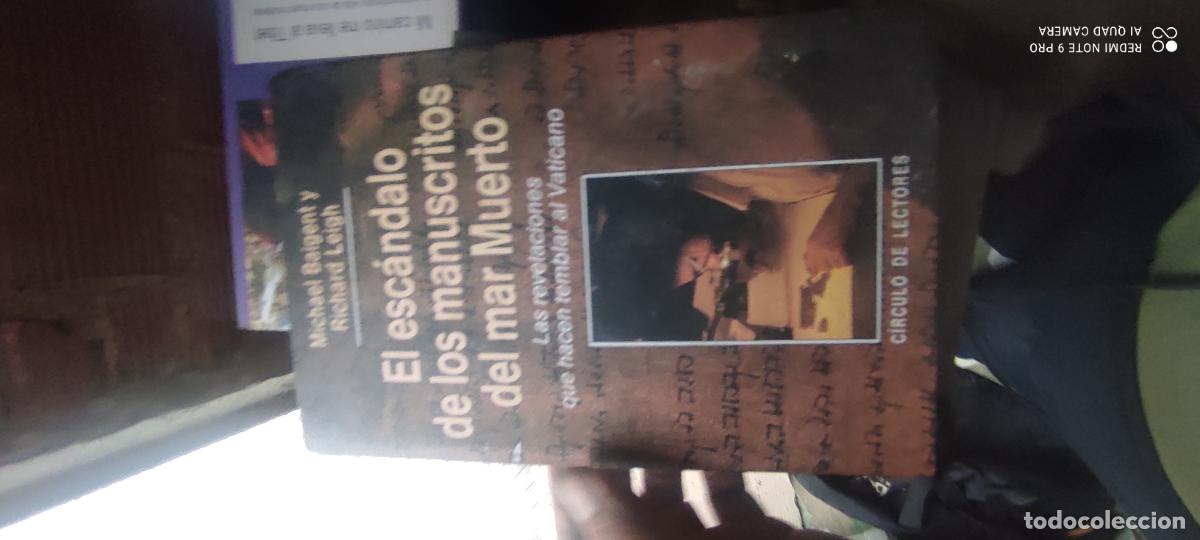 Libros de segunda mano: MICHAEL BAIGENT; RICHARD LEIGH.- El esc&aacute;ndalo de los manuscritos del mar Muerto. C&iacute;rculo de Lectores