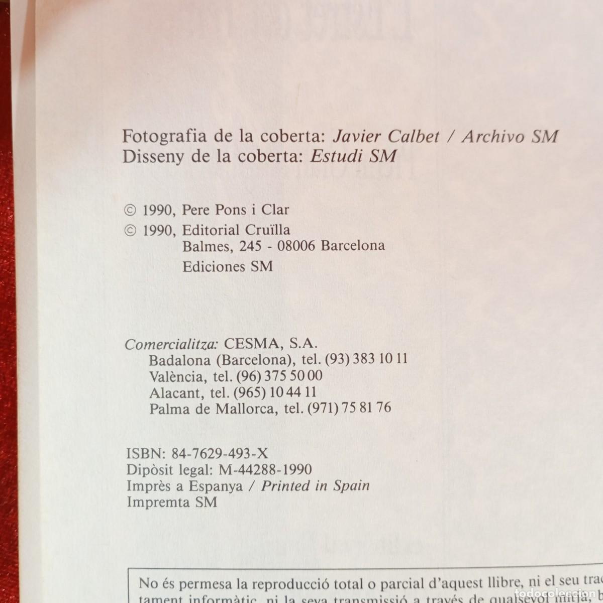 Libros de segunda mano: LESTRET DEL TEMPS - PERE PONS I CLAR - PREMI GRAN ANGULAR / 1075 - Foto 4