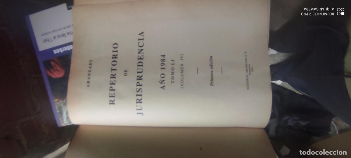 Libros de segunda mano: Repertorio de Jurisprudencia, 1984, tomo II