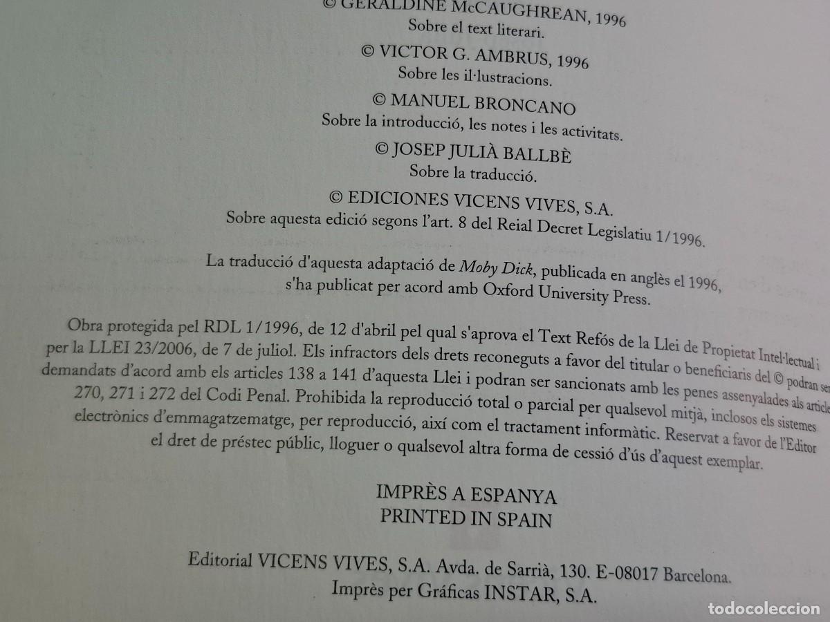 Libros de segunda mano: MOBY DICK - LIBRO 23 X 17.CM - Foto 9