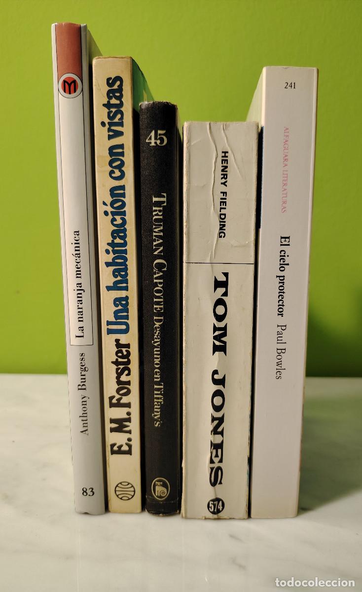 Libros de segunda mano: Lote de 5 novelas de cine (La naranja mec&aacute;nica, Una habitaci&oacute;n con vistas,...)