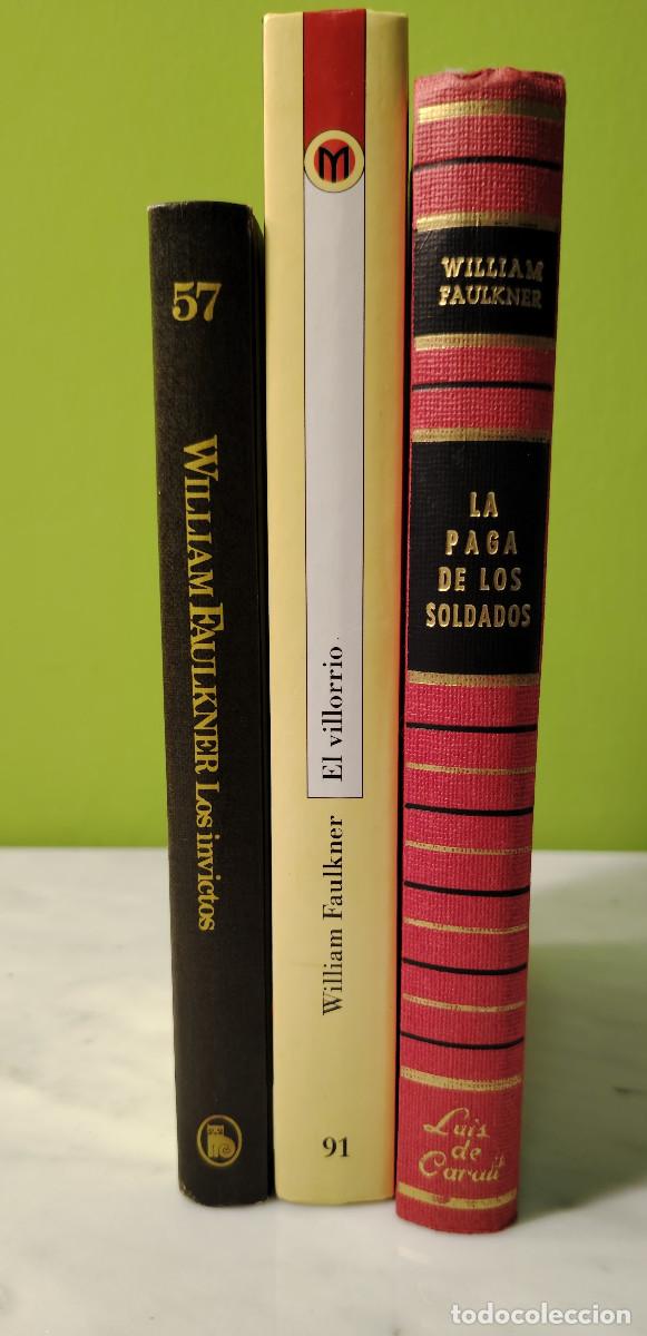 Libros de segunda mano: William Faulkner. Lote de 3 novelas
