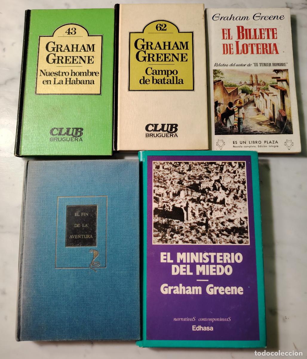 Libros de segunda mano: Graham Greene: Lote de 5 novelas