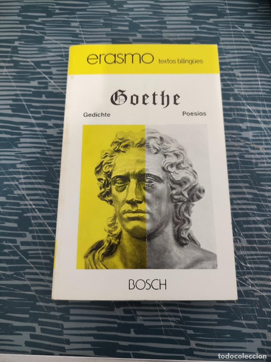 Libros de segunda mano: ELEGIAS Y EPIGRAMAS,JOHANN WOLFGANG GOETHE,BOSCH EDITORIAL,1978,337 P&Aacute;GINAS.