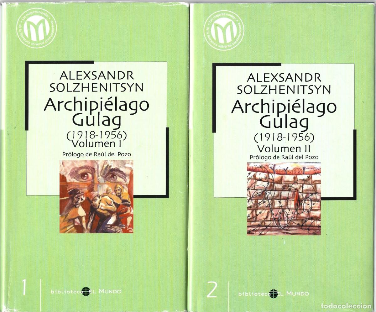 Libros de segunda mano: Alexandr SOLZHENITSYN : Archipi&eacute;lago Gulag (1918-1956). 2 vols. Biblioteca El Mundo, 2002