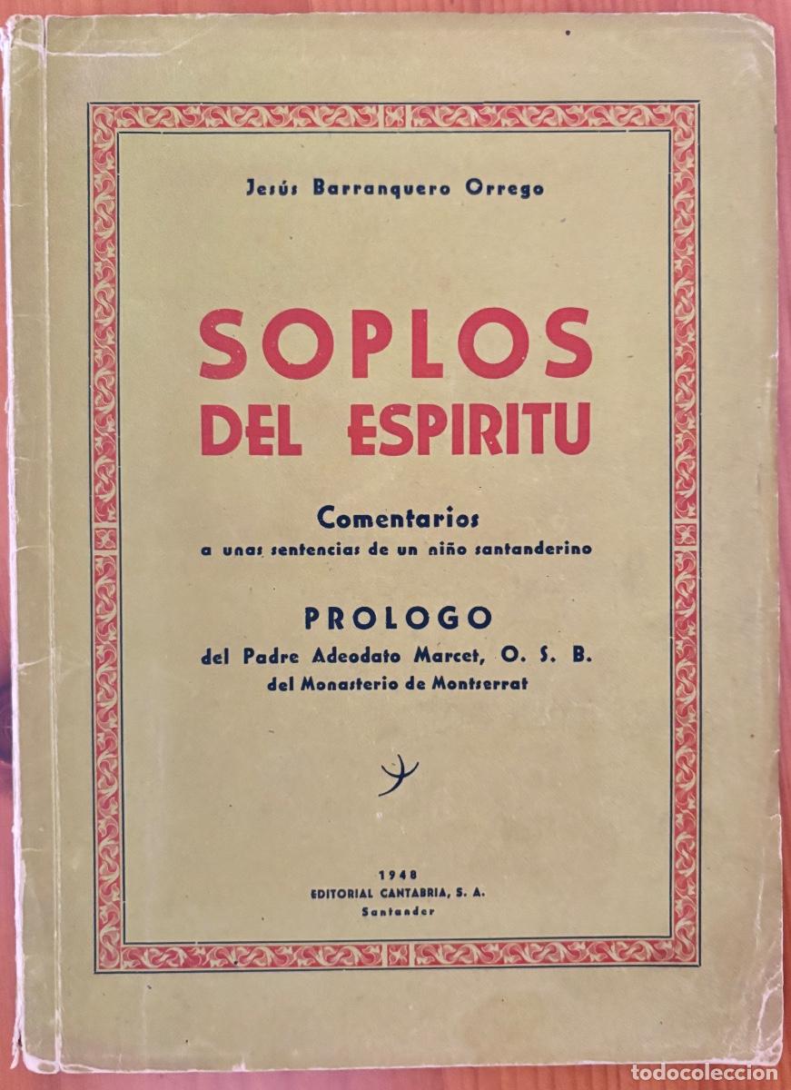 Second hand books: SANTANDER- SOPLOS DEL ESPIRITU- JESUS BARRANQUERO- FIRMA AUTOR- 1948