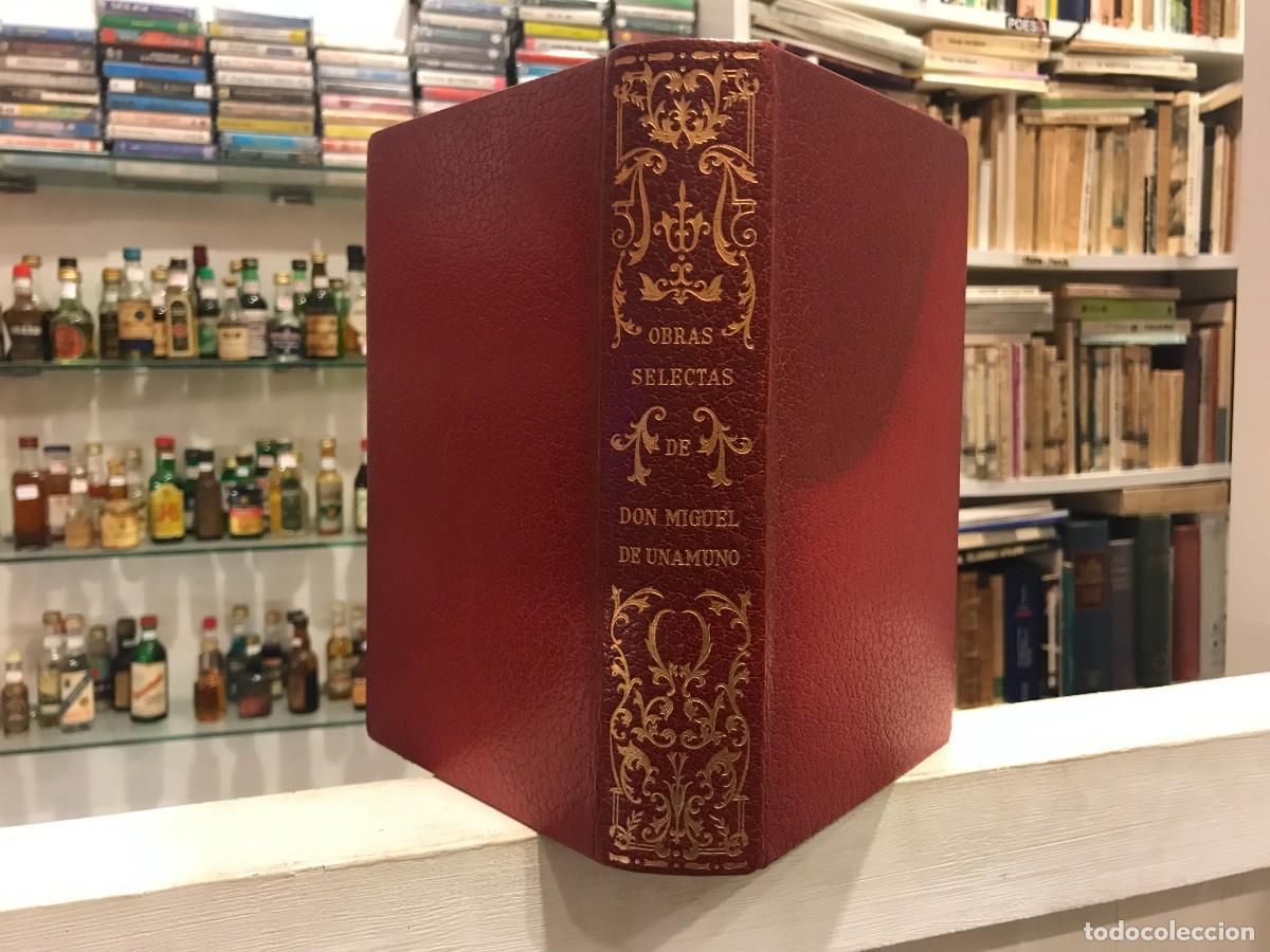 Libros de segunda mano: OBRAS SELECTAS DE DON MIGUEL DE UNAMUNO. ED. PLENITUD, 1956