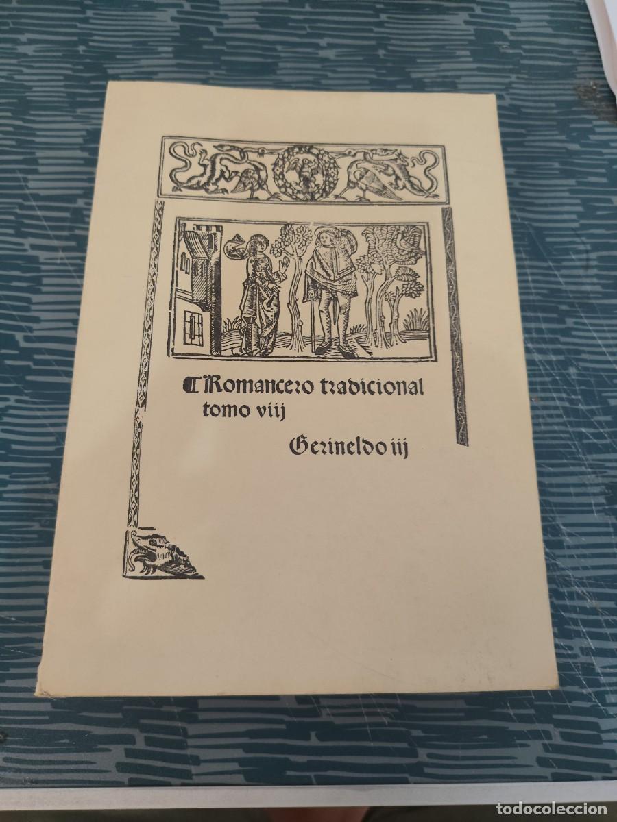 Libros de segunda mano: GERINELDO EL PAJE Y LA INFANTA III, ROMANCERO TRADICIONAL, GREDOS EDITORIAL,1976,454 P&Aacute;G.