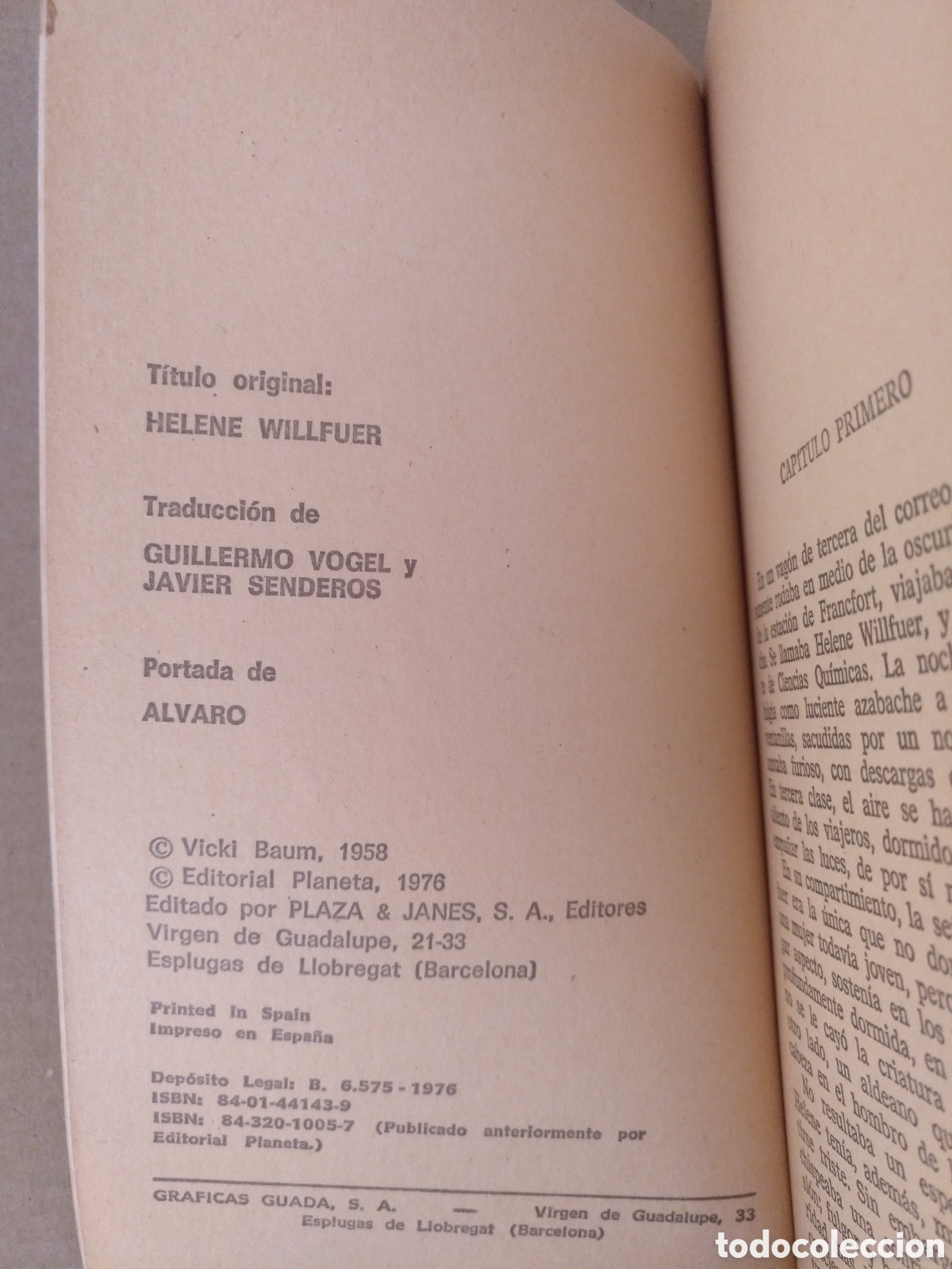Libros de segunda mano: Historia de una mujer. Vicki Baum. Colecci&oacute;n Rotaviva novela. Plaza janes editores, 1976. Libro