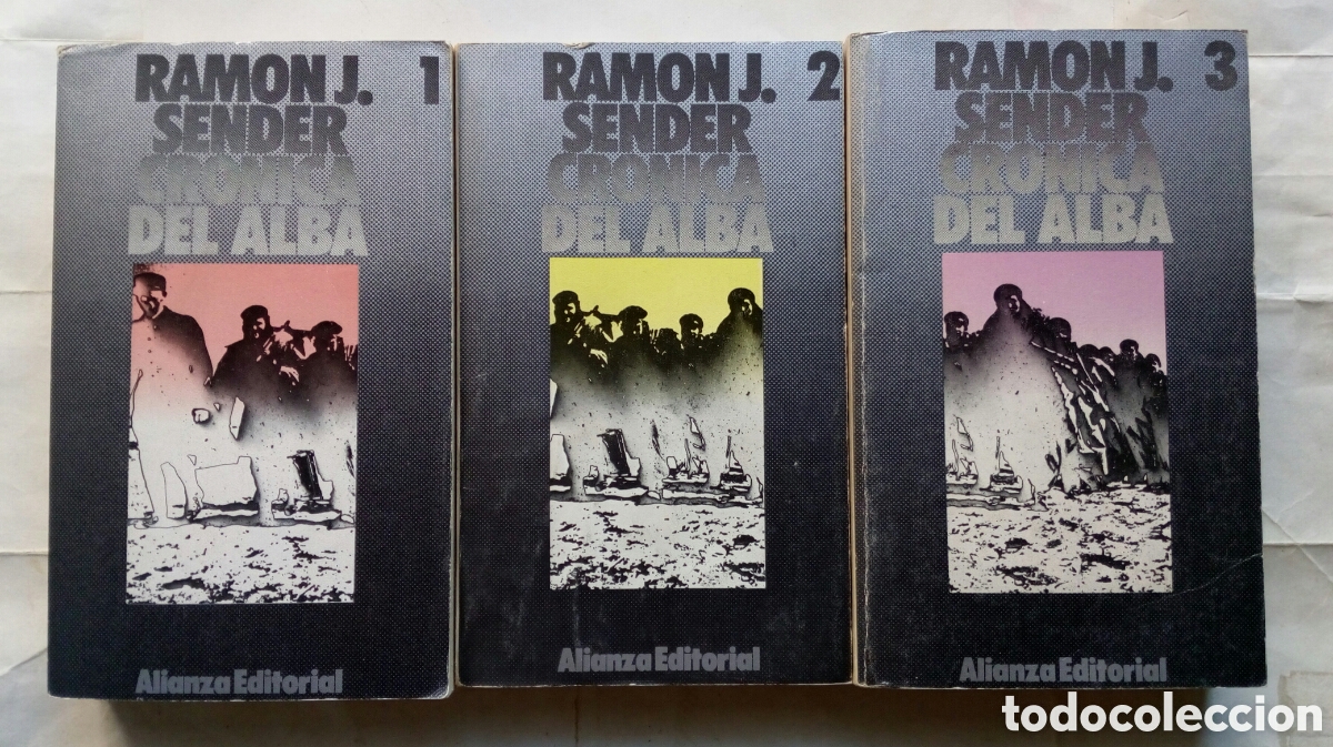 Libros de segunda mano: Cr&oacute;nica del alba (Tres tomos). Ram&oacute;n J. Sender.