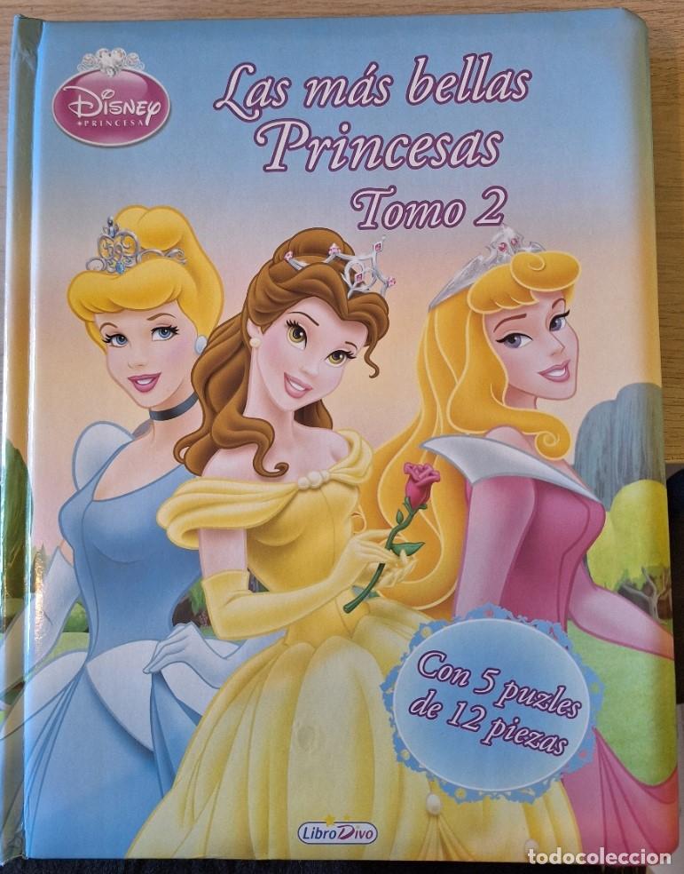 Libros de segunda mano: LAS MAS BELLAS PRINCESAS TOMO 2. CON 5 PUZLES DE 12 PIEZAS. -