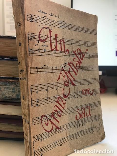 Libros de segunda mano: UN GRAN ARTISTA. JESUS MONASTERIO - VIOLINISTA.POR SAJ. Ed. Raz&oacute;n y Fe 1910