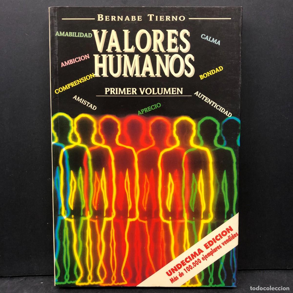 Libros de segunda mano: VALORES HUMANOS - BERNABE TIERNO - PRIMER VOLUMEN / 1606