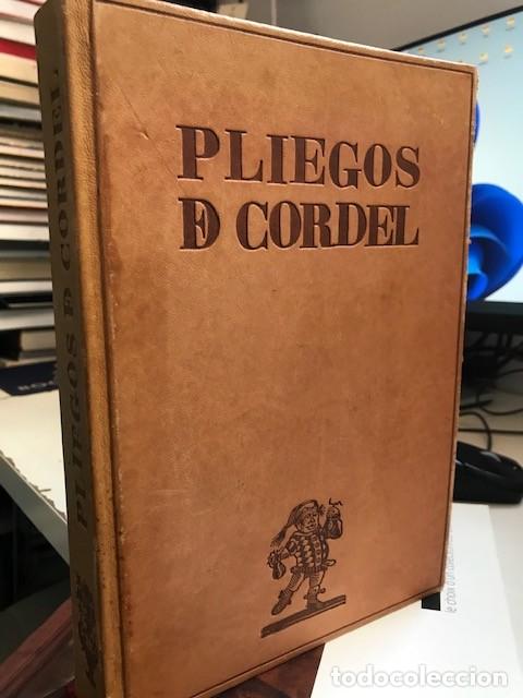 Libros de segunda mano: PLIEGOS DE CORDEL. PIO BAROJA. JULIO CARO BAROJA. EDICI&Oacute;N NUMERADA (n&ordm; 163)