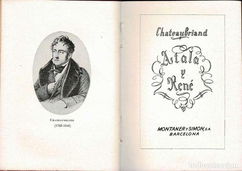Libros de segunda mano: Atala y Ren&eacute; - Chateaubriand - Foto 2