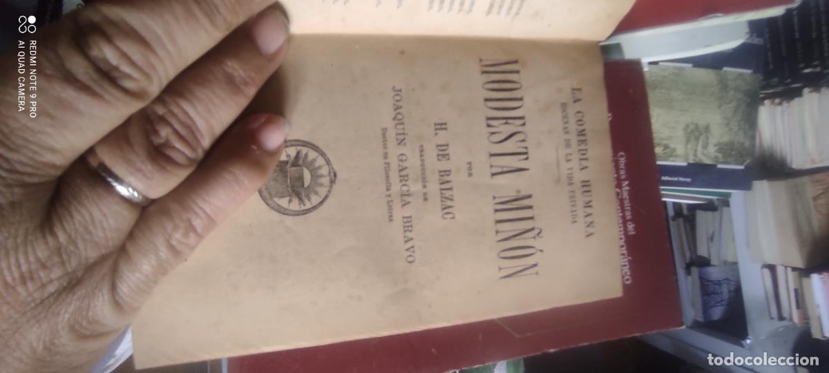 Libros de segunda mano: MODESTA MI&Ntilde;&Oacute;N - H. DE BALZAC -