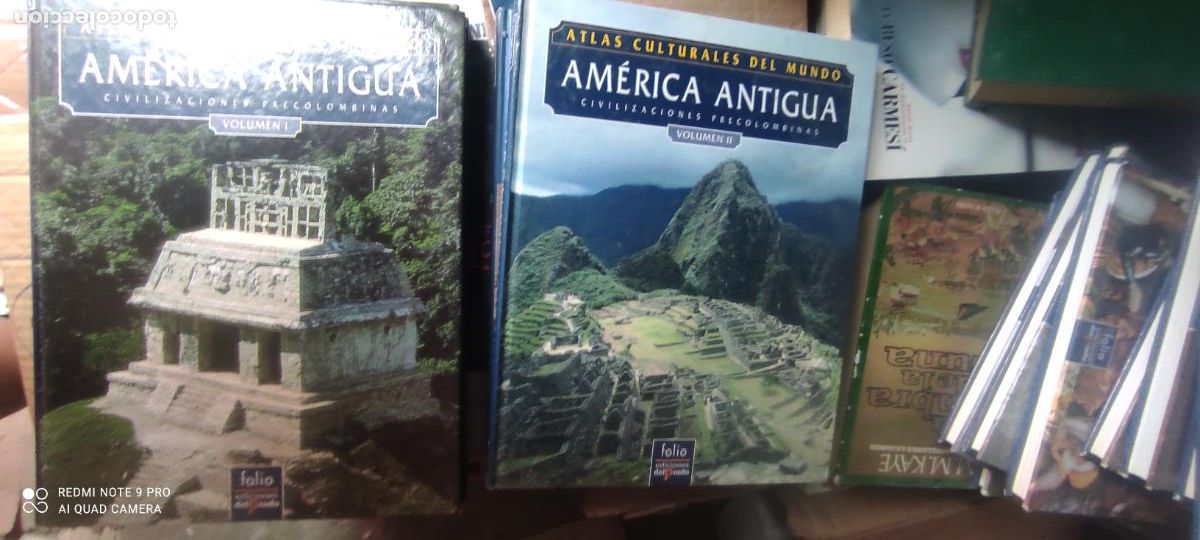 Libros de segunda mano: ATLAS CULTURALES DEL MUNDO AM&Eacute;RICA ANTIGUA 2 vol&uacute;menes