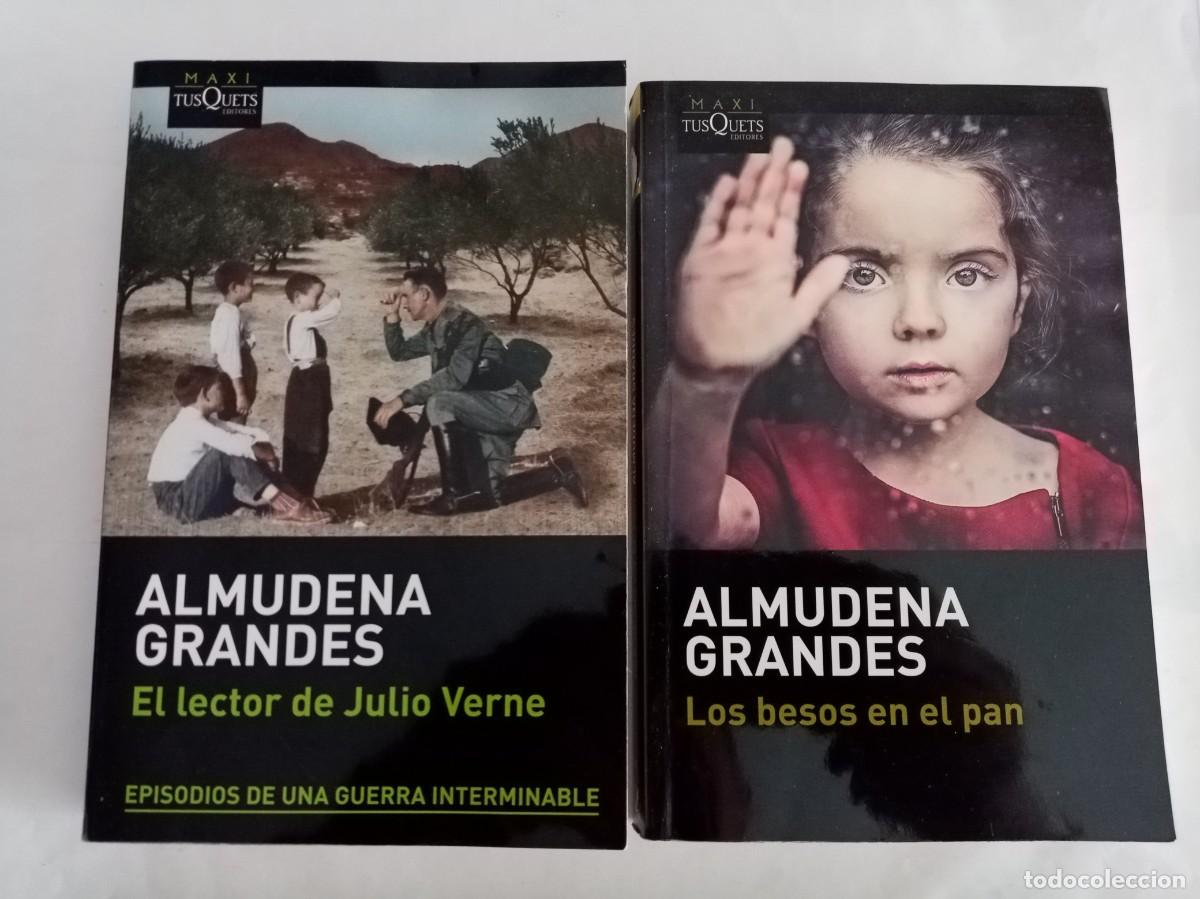 Libros de segunda mano: LOS BESOS EN EL PAN / EL LECTOR DE JULIO VERNE. Almudena Grandes ( TUSQUETS )