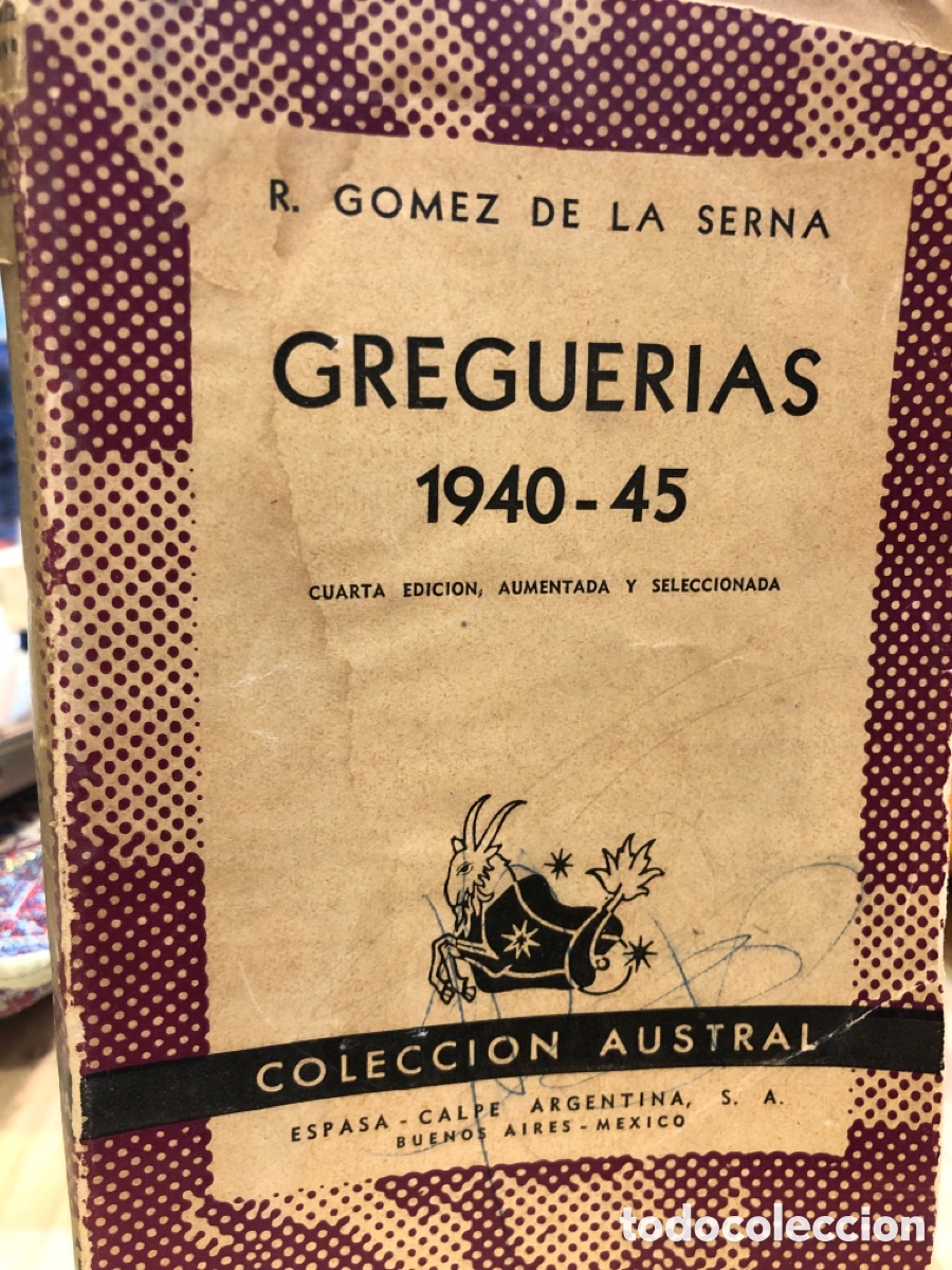 Libros de segunda mano: Ram&oacute;n G&oacute;mez de La Serna. Greguer&iacute;as 1940-45