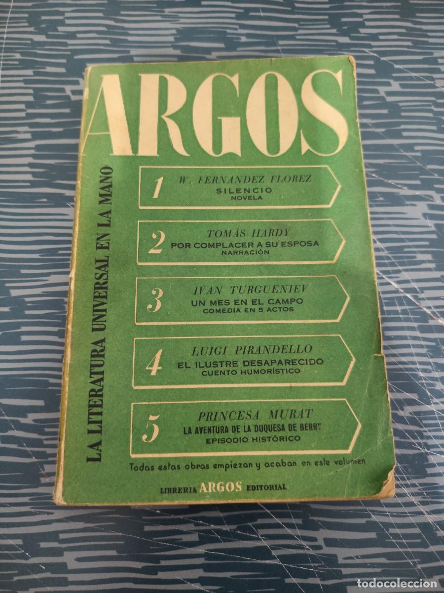 Libri di seconda mano: ARGOS 1,LA LITERATURA UNIVERSAL EN LA MANO,VER OBRAS EN FOTOS Y SUMARIO