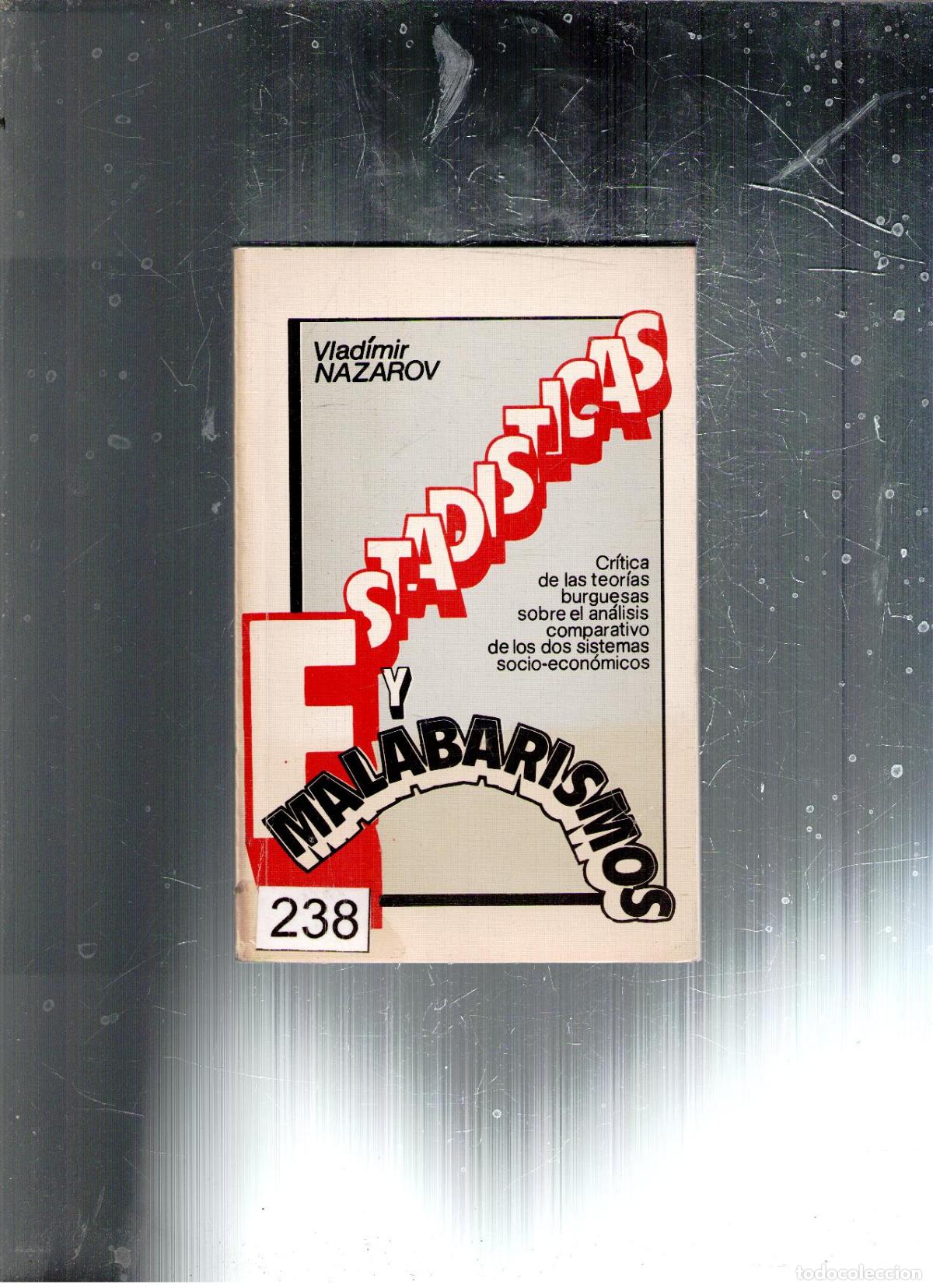 Libri di seconda mano: Estad&iacute;sticas y malabarismo, Vladimir Nazarov