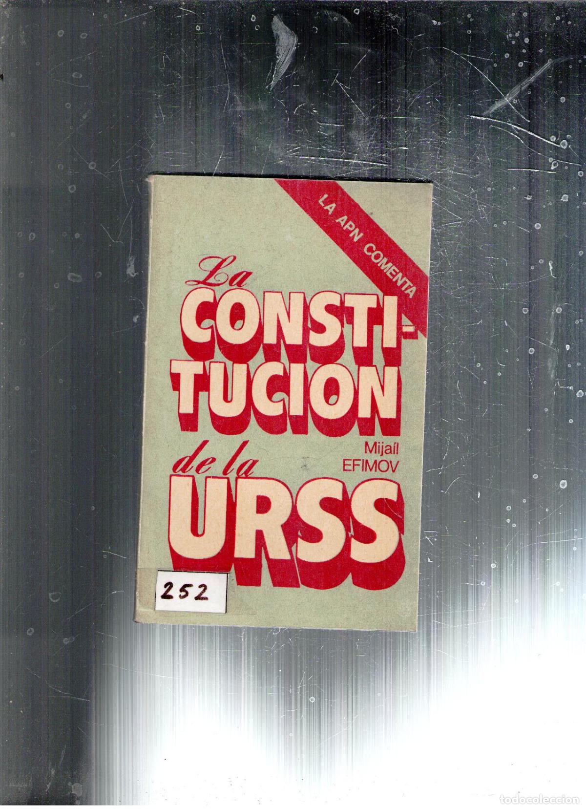 Libri di seconda mano: La constituci&oacute;n de la URSS, Mijail Efimov