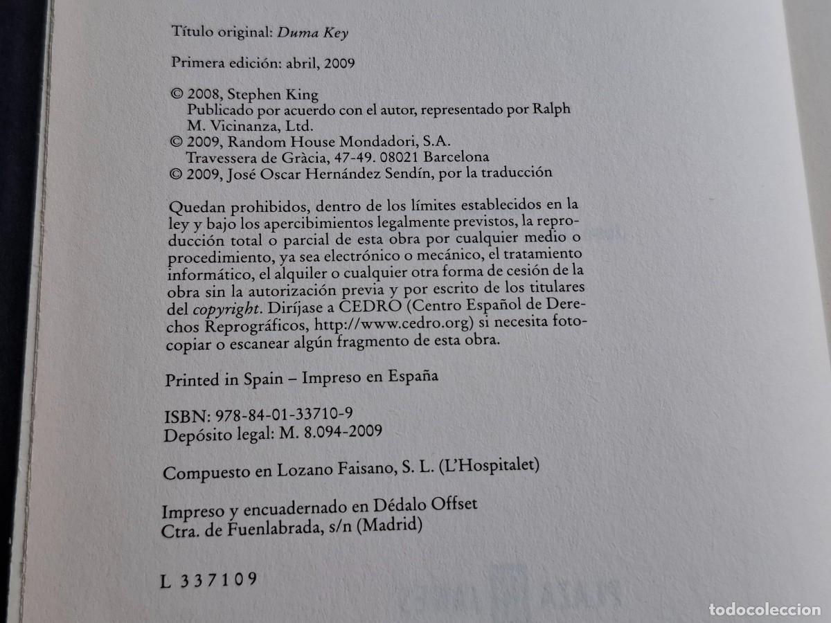 Libros de segunda mano: DUMA KEY - STEPHEN KING - LIBRO - Foto 3