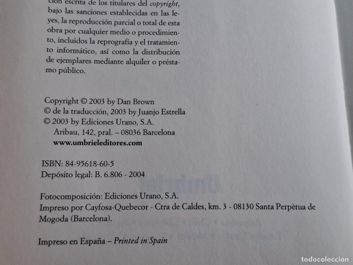 Libros de segunda mano: EL CODIGO DA VINCI - DAN BROWN - LIBRO - Foto 3