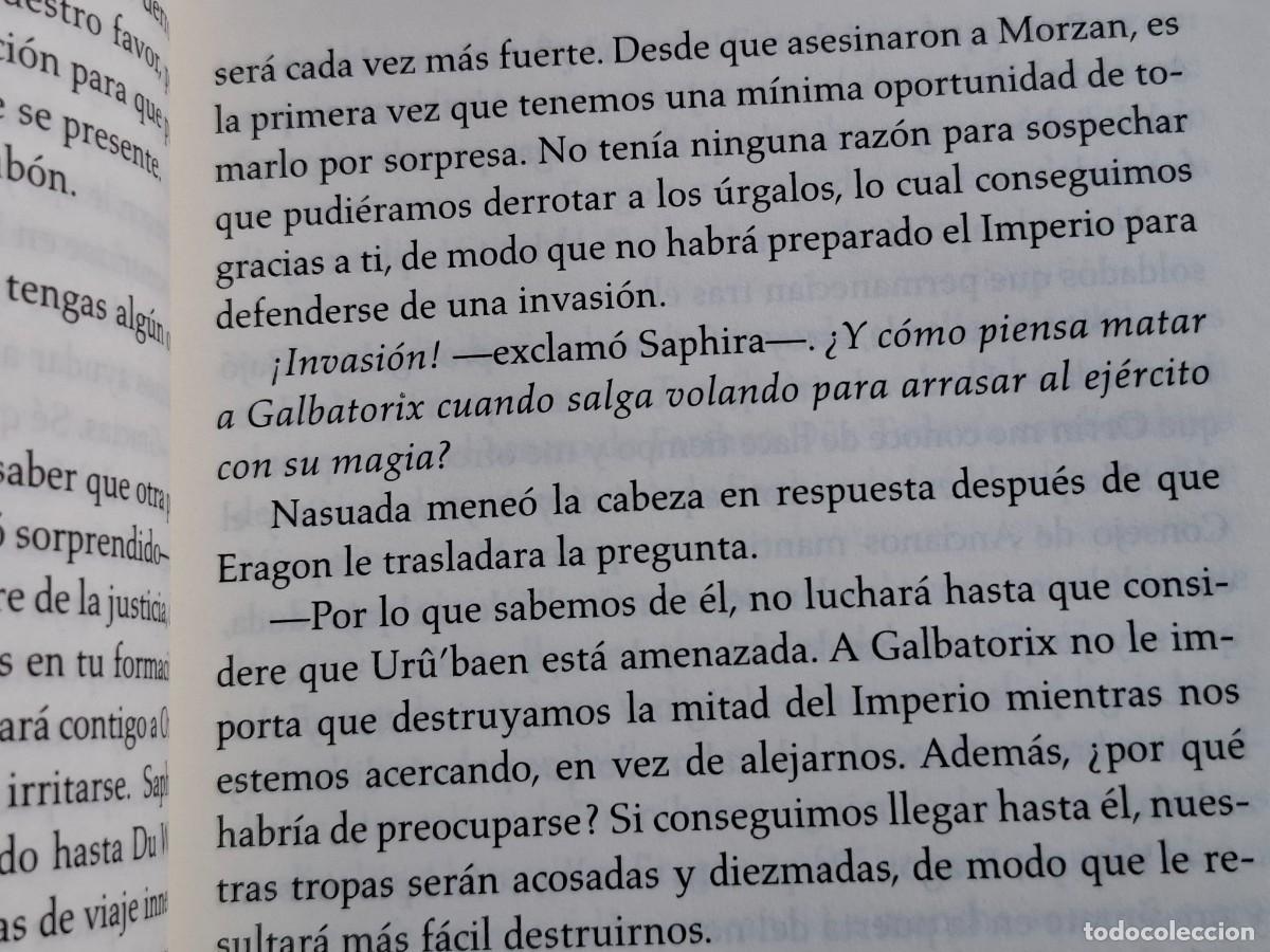 Libros de segunda mano: ERAGON - CHRISTOPHER PAOLINE - COLECCION 4 LIBROS - Foto 9