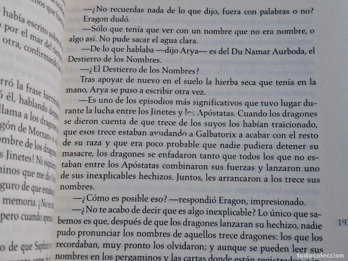 Libros de segunda mano: ERAGON - CHRISTOPHER PAOLINE - COLECCION 4 LIBROS - Foto 13