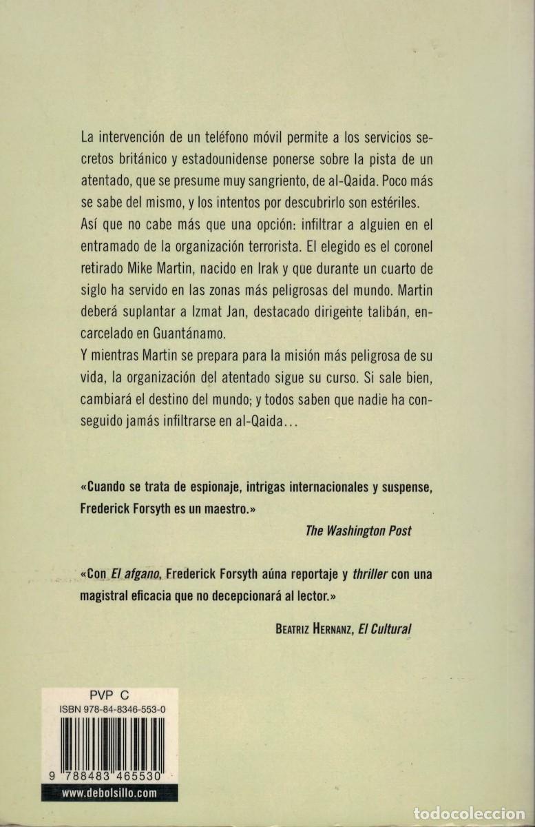 Libros de segunda mano: Frederick Forsyth, El afgano - Foto 2