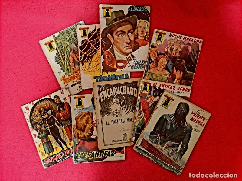 Libros de segunda mano: Lote novelas cl&aacute;sicas &rdquo;El Encapuchado&rdquo;