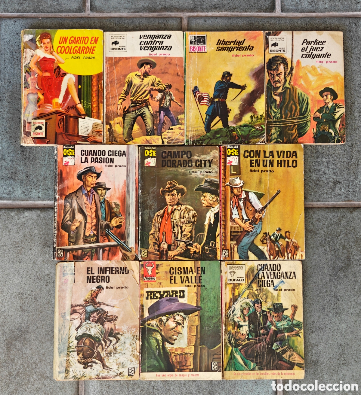 Livres d'occasion: Fidel Prado Lote Novelas Oeste