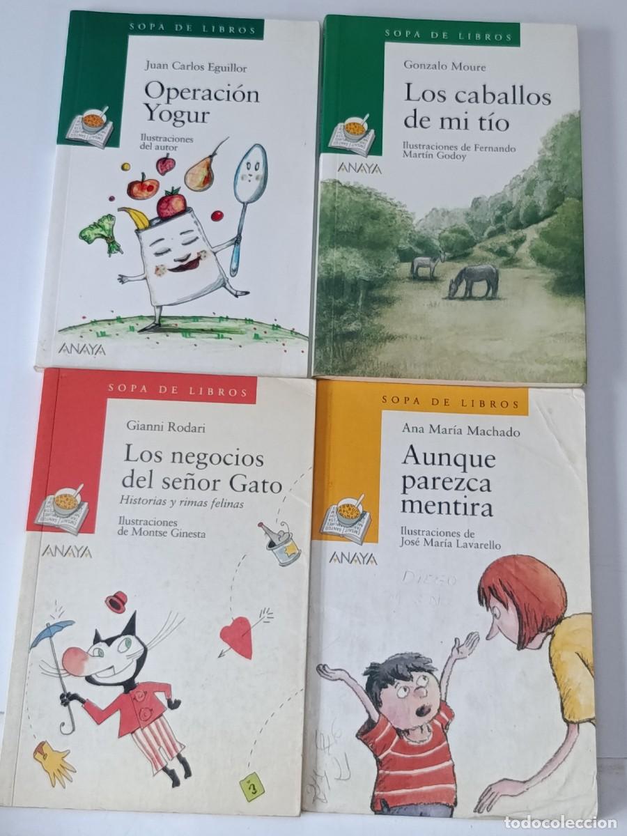 Second hand books: SOPA DE LIBROS ANAYA 4 VOLUMENES