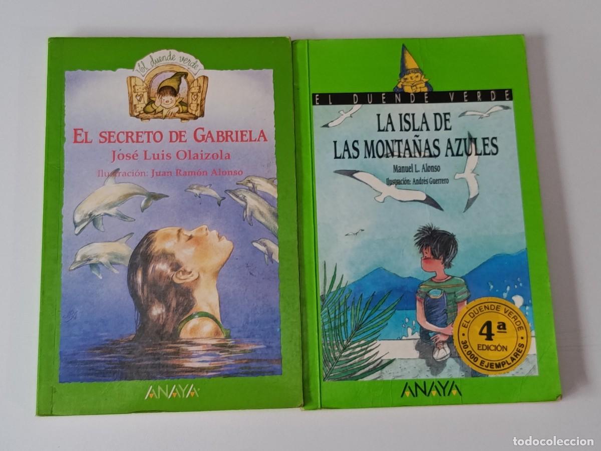 Second hand books: 2 LIBROS COLECCION EL DUENDE VERDE DE ANAYA
