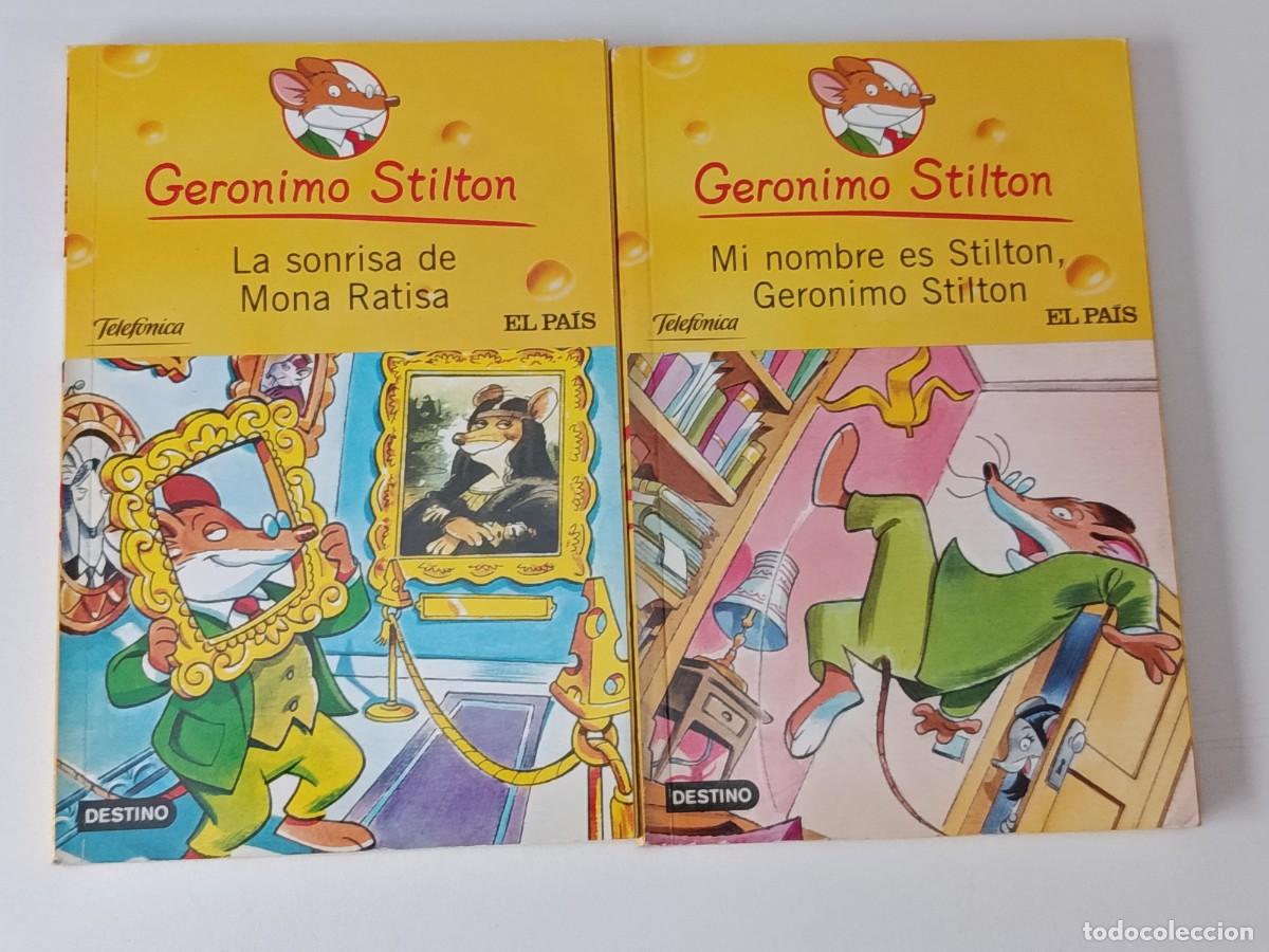 Libros de segunda mano: 2 LIBROS COLECCION GERONIMO STILTON