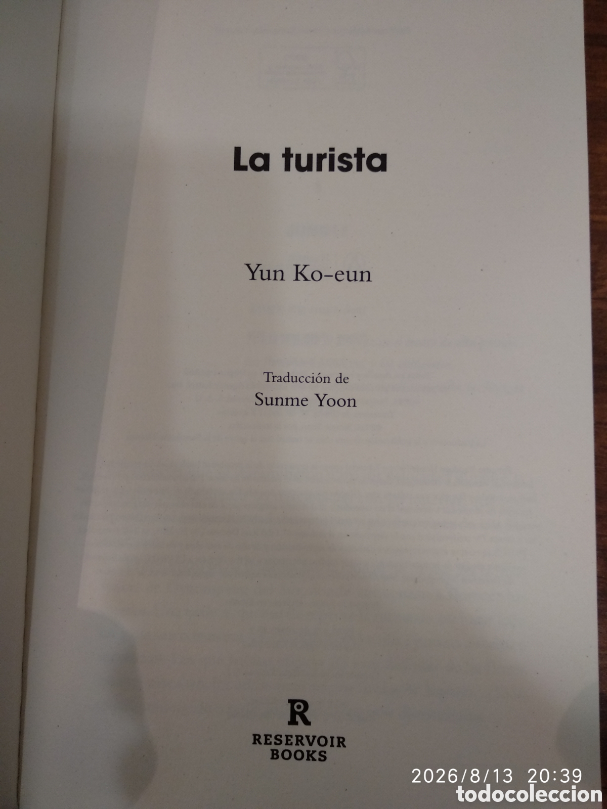 Libros de segunda mano: La turista (Yun Ko-Eun) - Foto 9