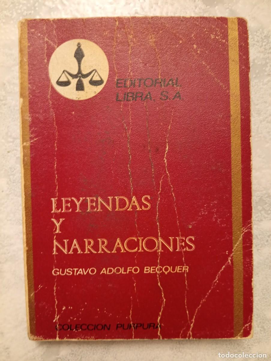 Libros de segunda mano: Gustavo Adolfo Becquer. Leyendas y narraciones
