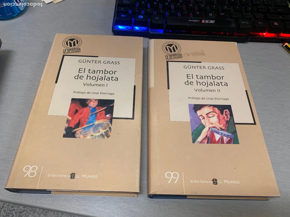 Libros de segunda mano: EL TAMBOR DE HOJALATA / G&Uuml;NTER GRASS / EN 2 LIBROS / BIBLIOTECA EL MUNDO 2003
