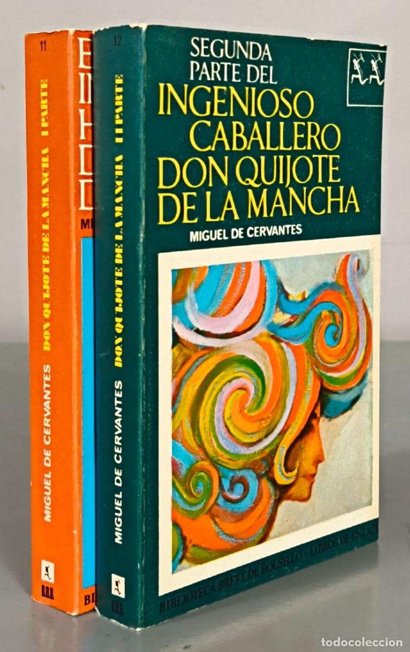 Libros de segunda mano: Don Quijote de la Mancha - Miguel de Cervantes - Barral Editores 2 TOMOS
