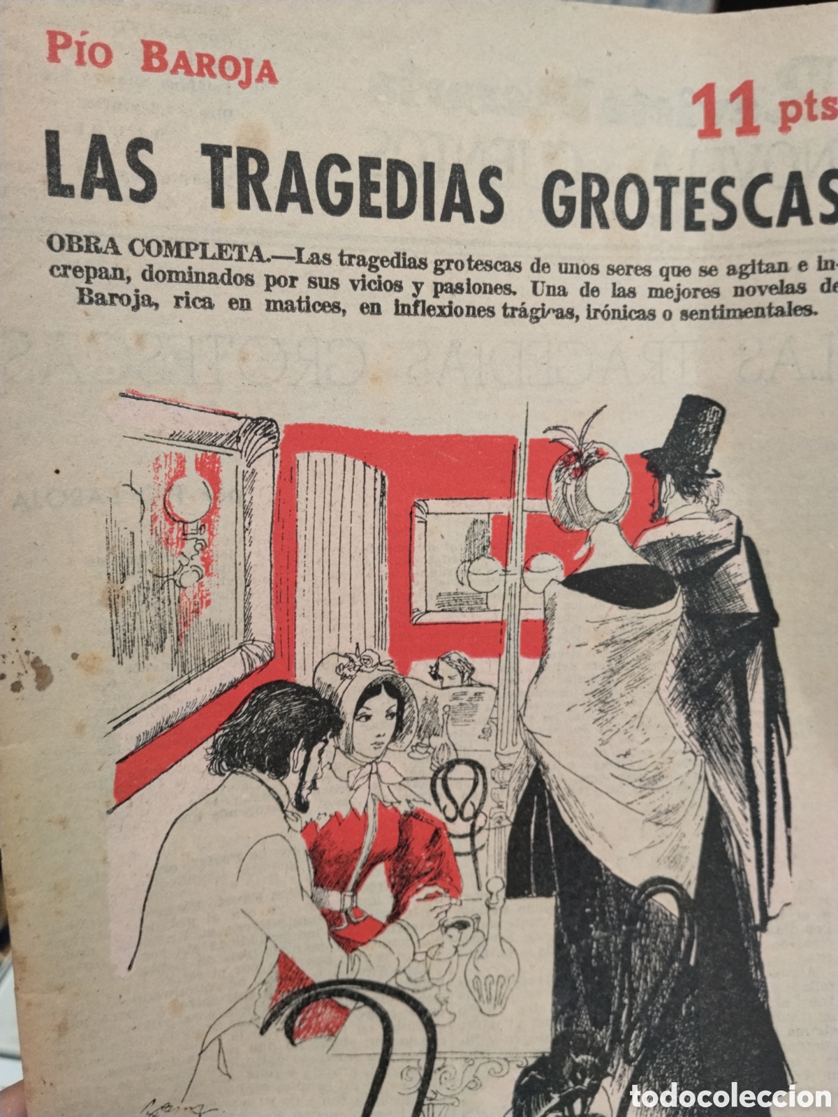 Gebrauchte B&uuml;cher: Pio Baroja. Las tragedias grotescas