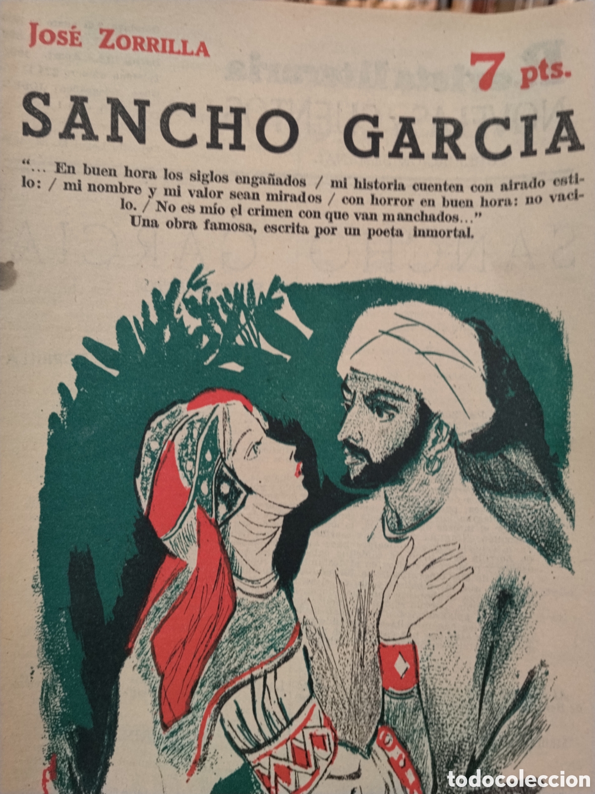 Libri di seconda mano: Jos&eacute; Zorrilla. Sancho Garcia