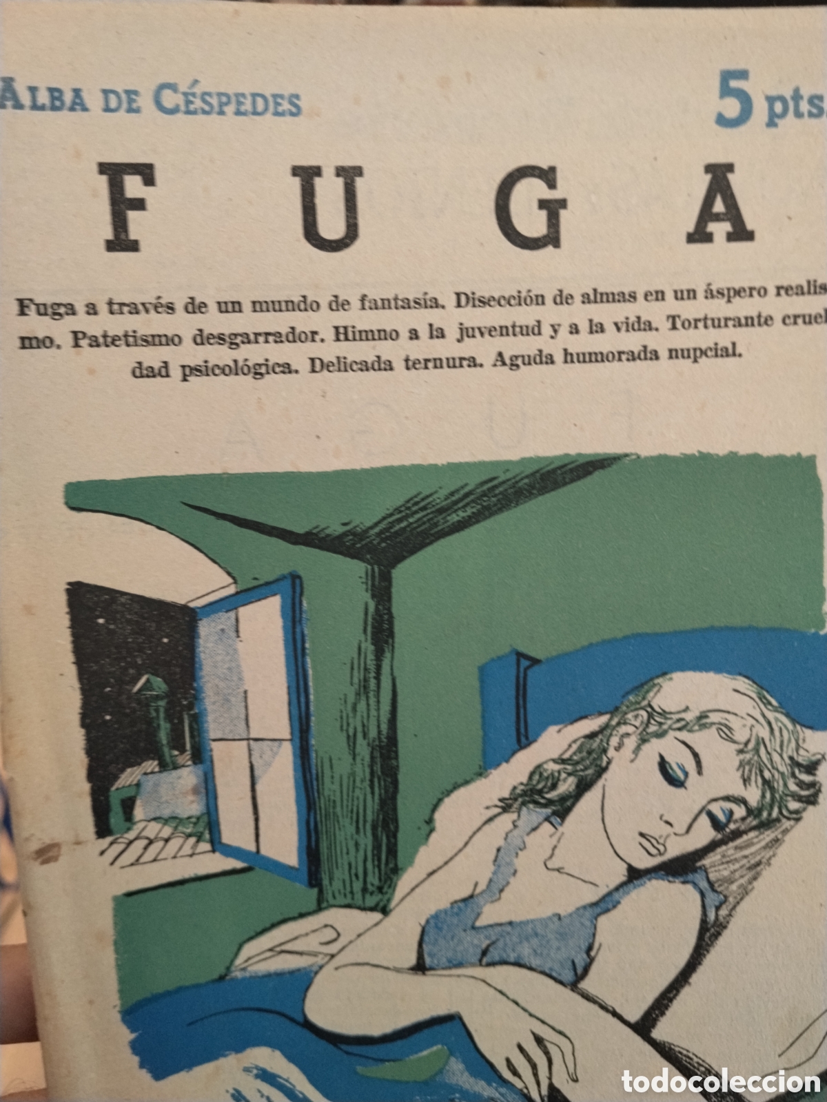 Livros em segunda m&atilde;o: Alba de C&eacute;spedes. Fuga