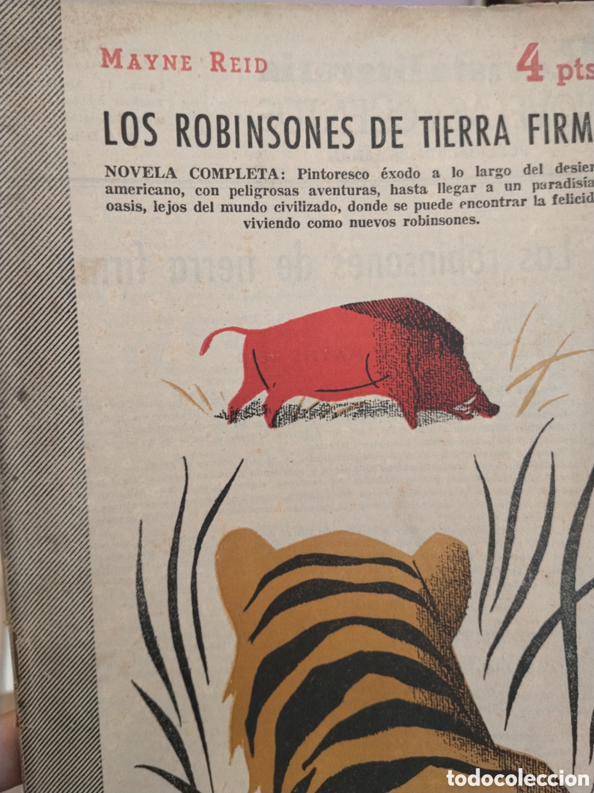 Livros em segunda m&atilde;o: Mayne Reid. Los robinsones de tierra firme