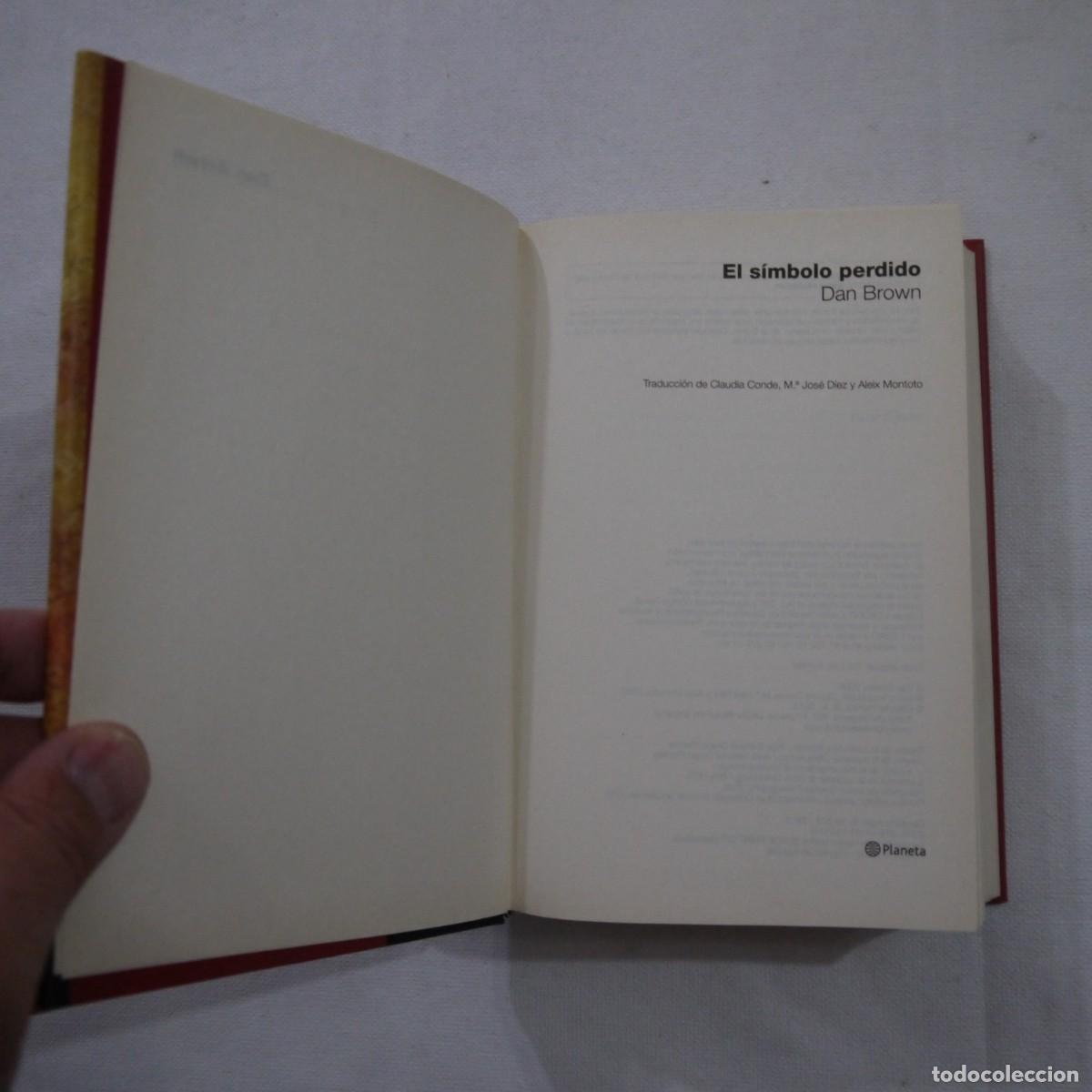 Libros de segunda mano: EL S&Iacute;MBOLO PERDIDO - DAN BROWN - 2009 - Foto 5