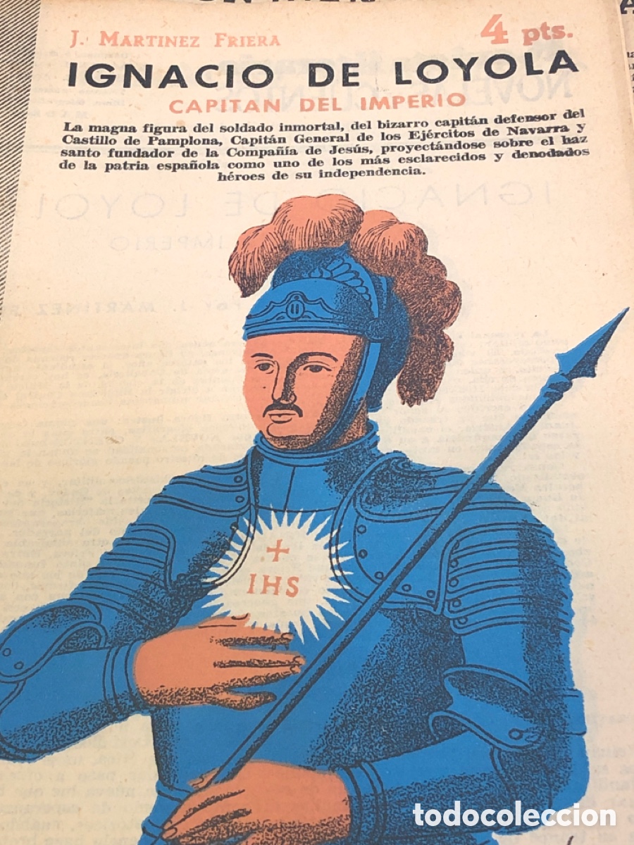 Second hand books: J. Mart&iacute;nez Friera. Ignacio de Loyola