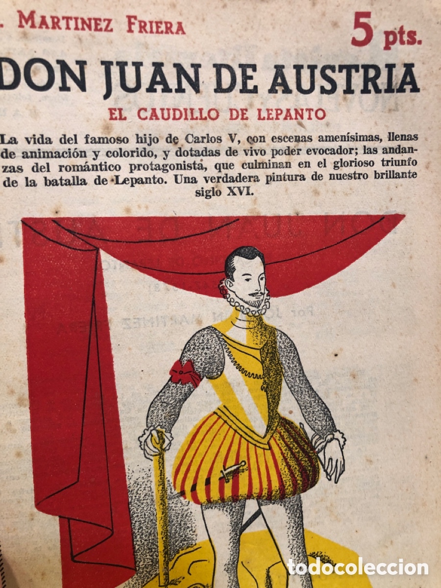 Second hand books: J. Mart&iacute;nez Friera. Don Juan de Austria