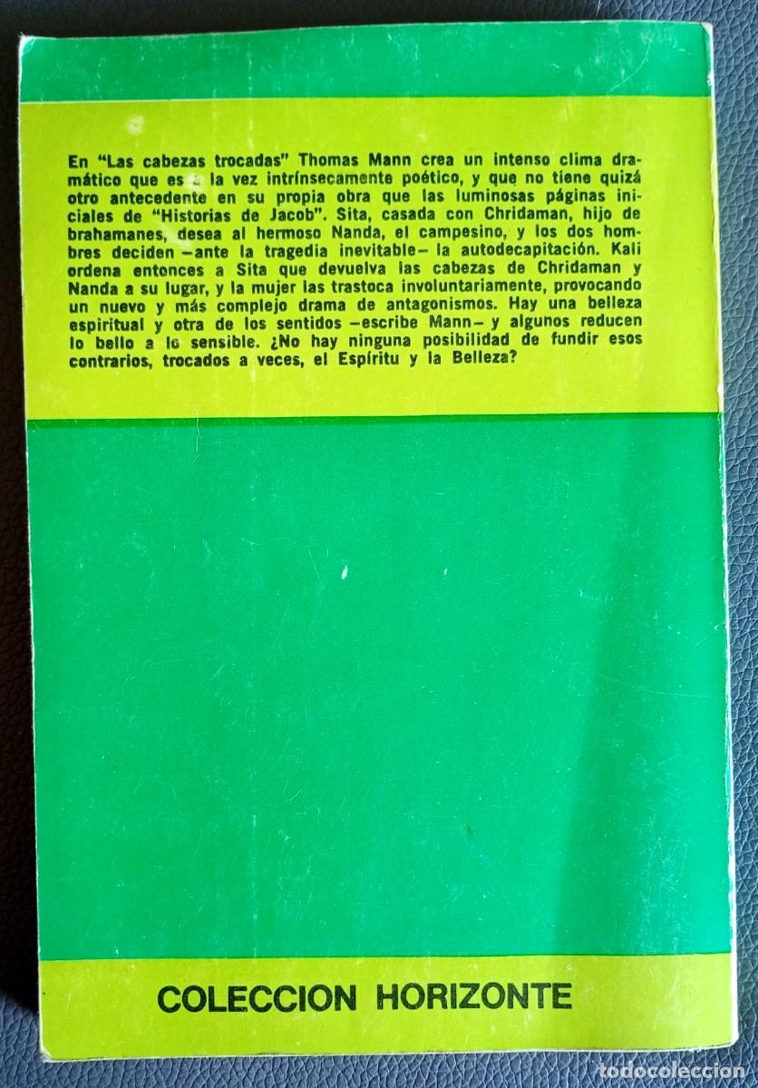Libros de segunda mano: Thomas Mann . Las cabezas trocadas - Foto 2